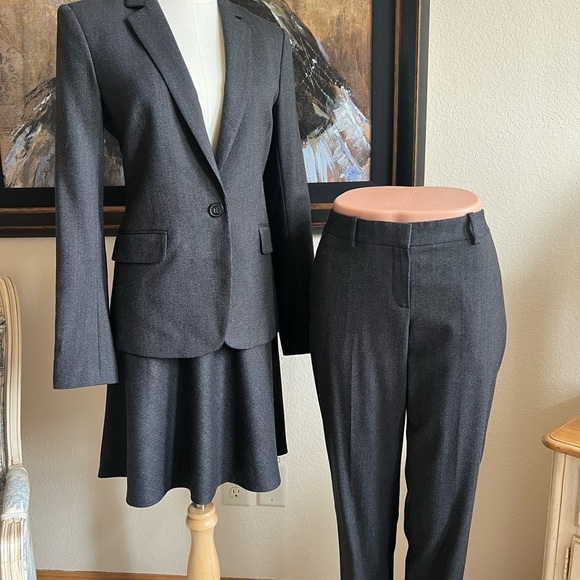 NWOT Theory Wool Blazer Charoal Size 8 - Picture 5 of 10